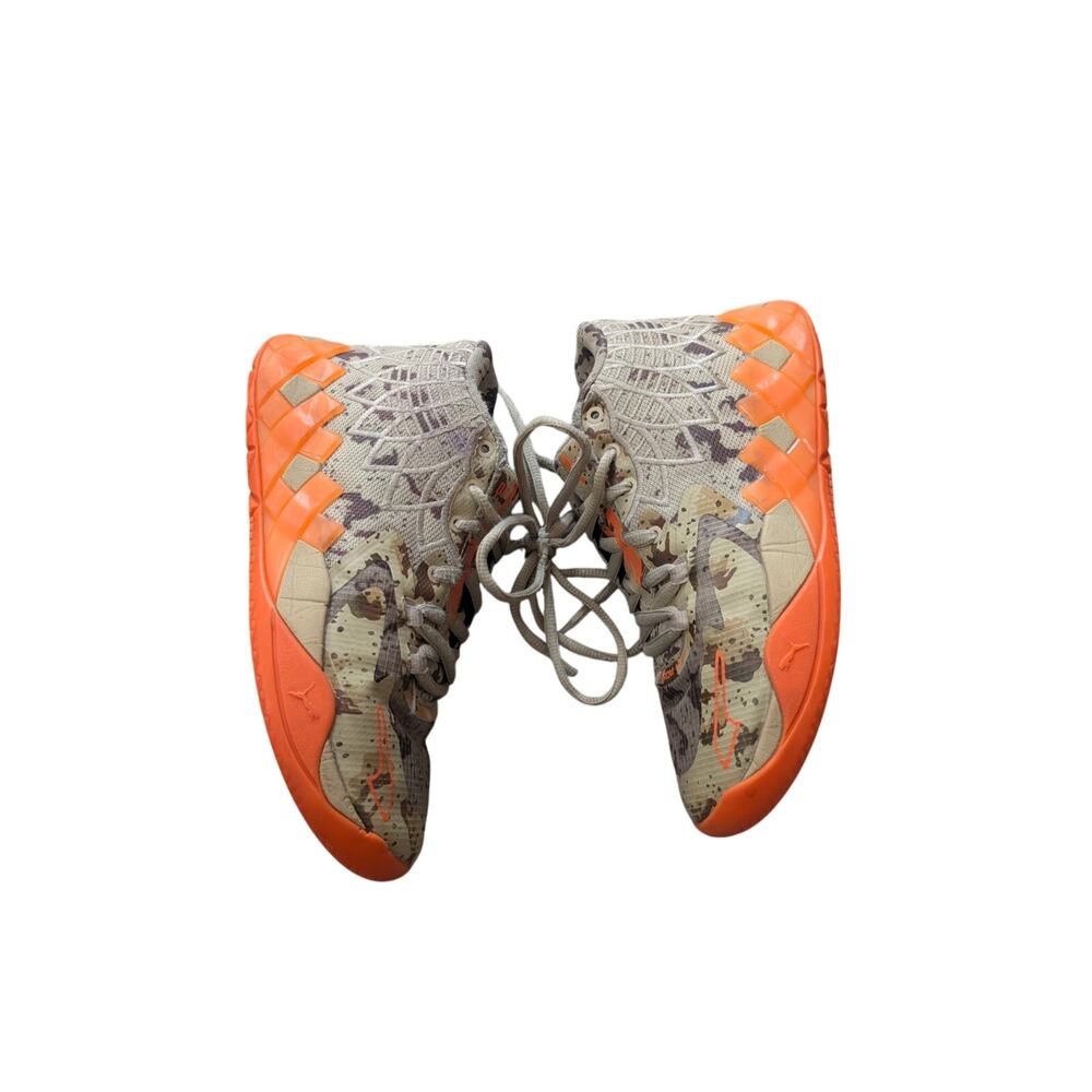 Puma LaMELO Ball MB.01 Digital Camo Pale Khaki Orange 379217-01 Mens size 5.5 - Picture 2 of 5